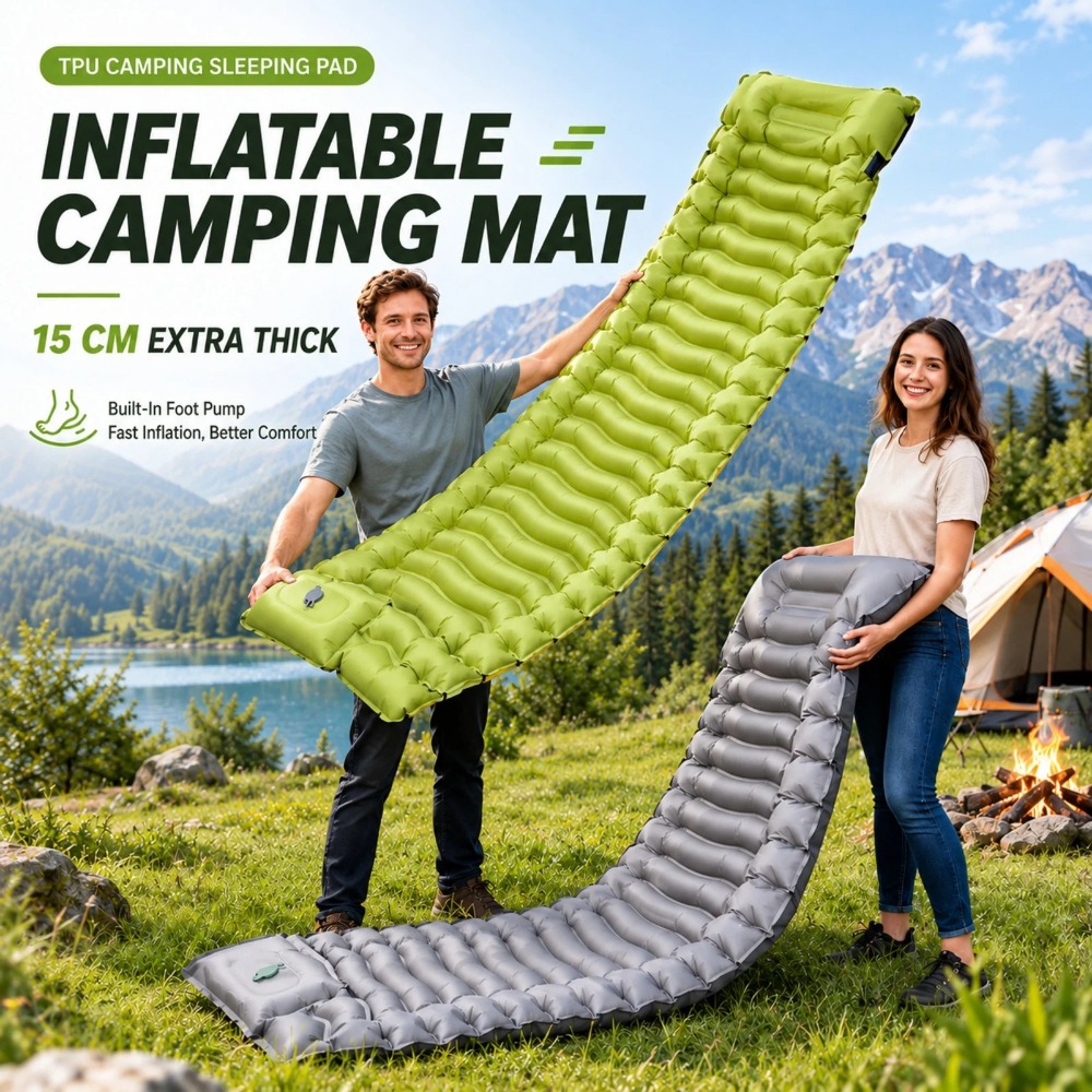 Mata do spania na kemping, dmu – Outdoor Camping Rugs recenzja i cena