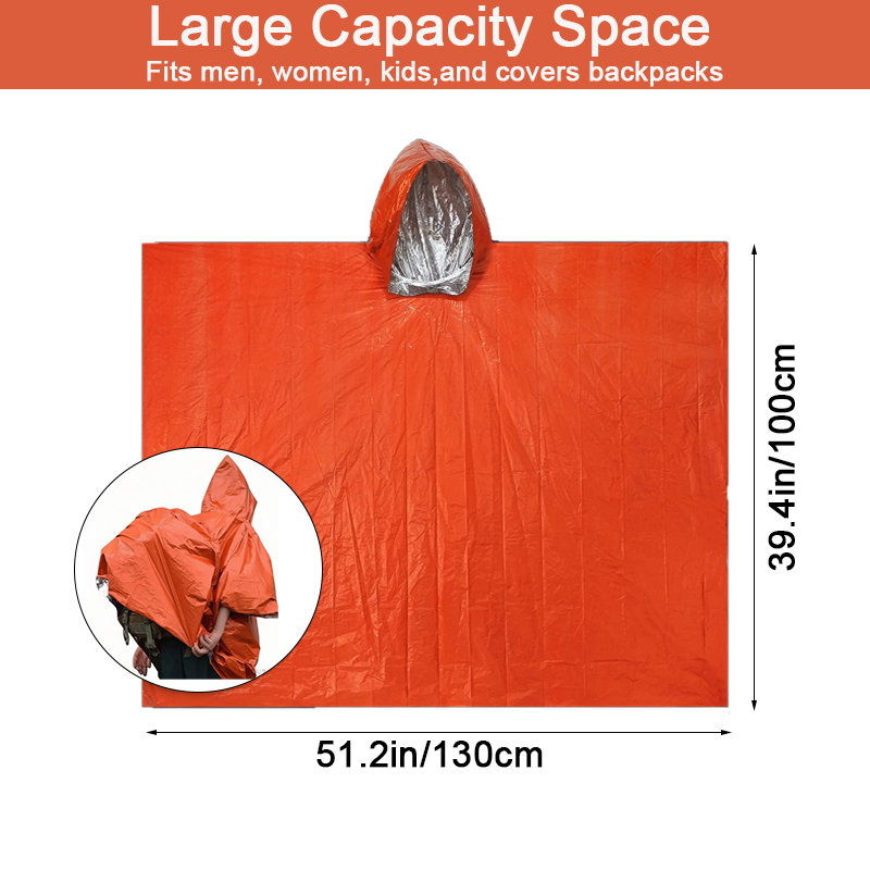 SSUNTAK Awaryjne Poncho Przeci – Camping Rain Poncho recenzja i cena