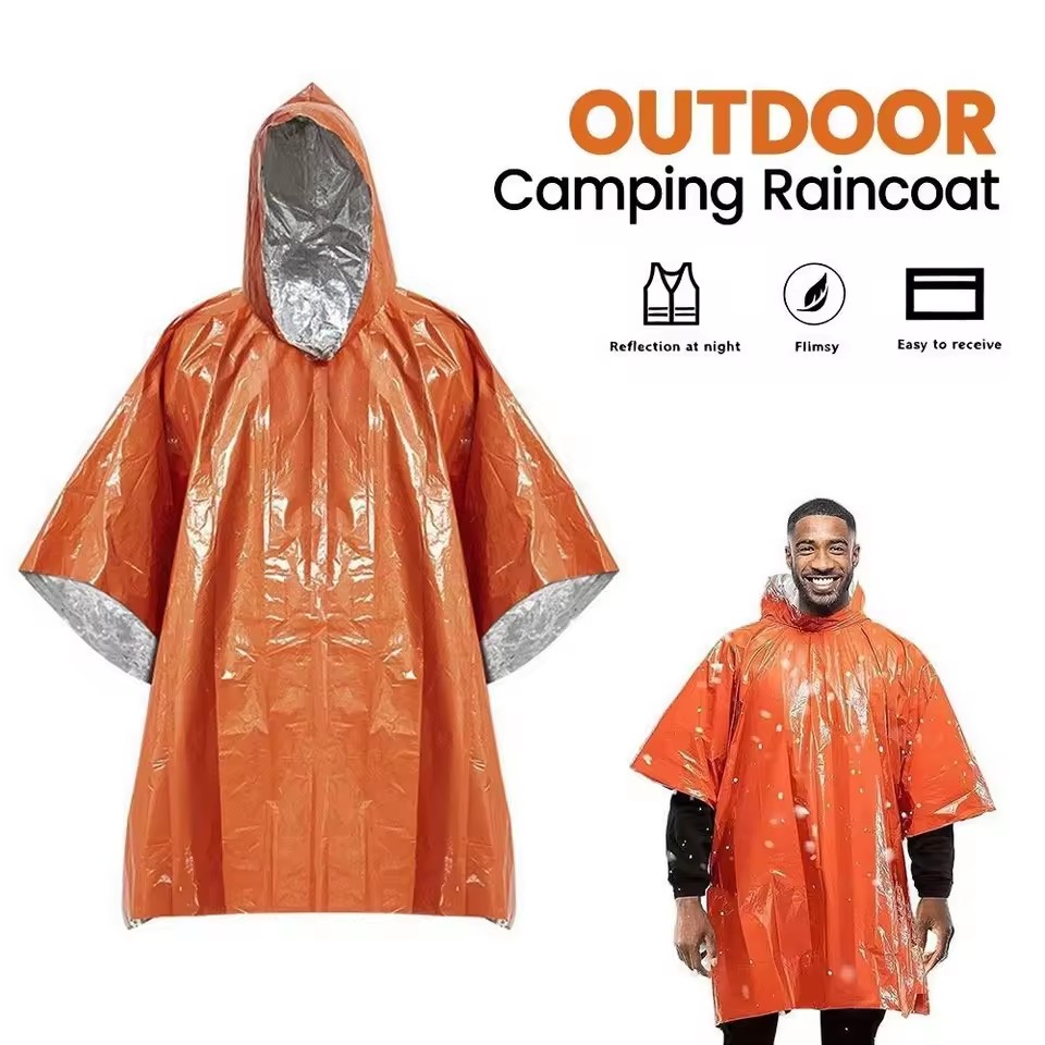 1 szt./2 szt. Poncho przeciwde – Camping Rain Poncho recenzja i cena
