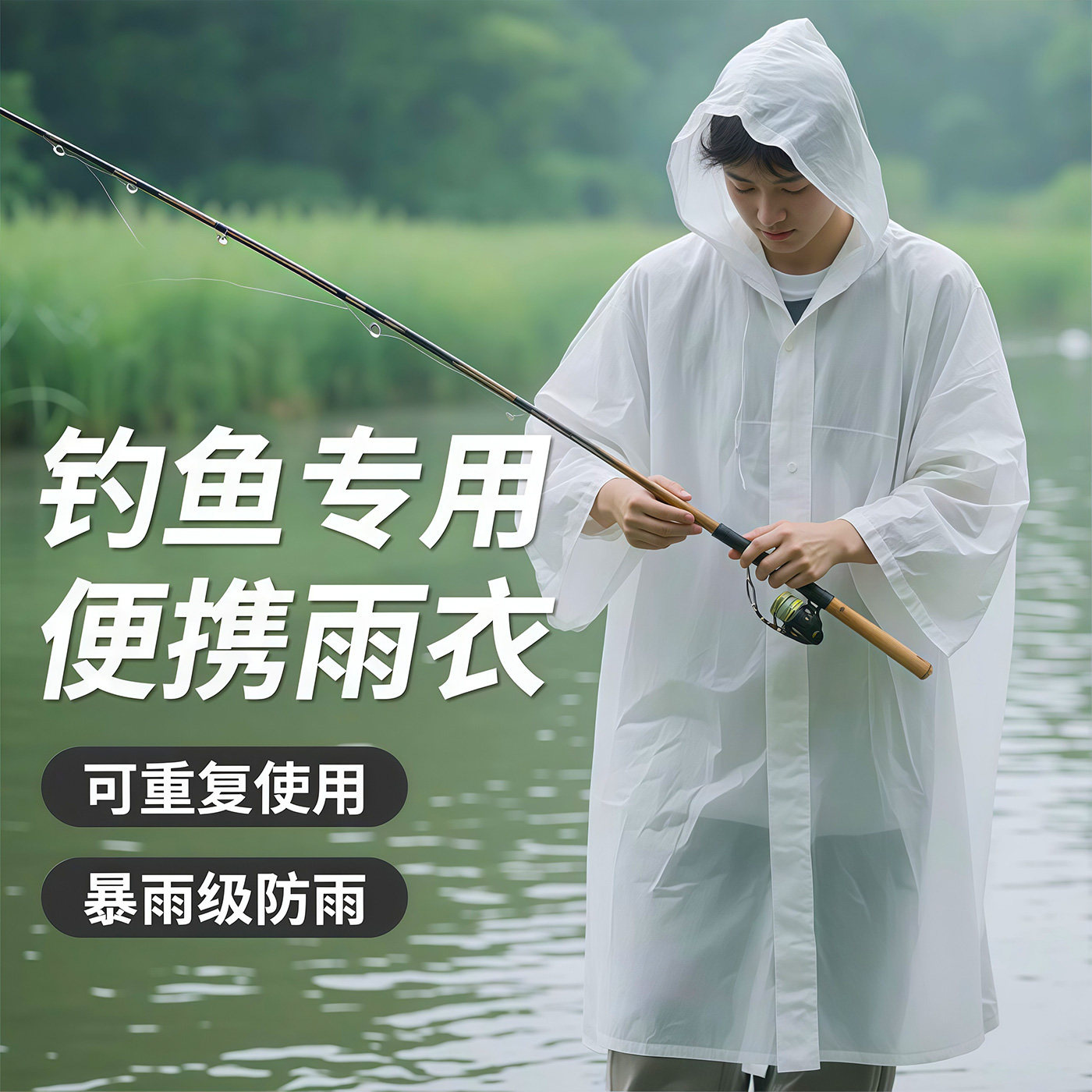 Płaszcz przeciwdeszczowy EVA w – Camping Rain Poncho recenzja i cena